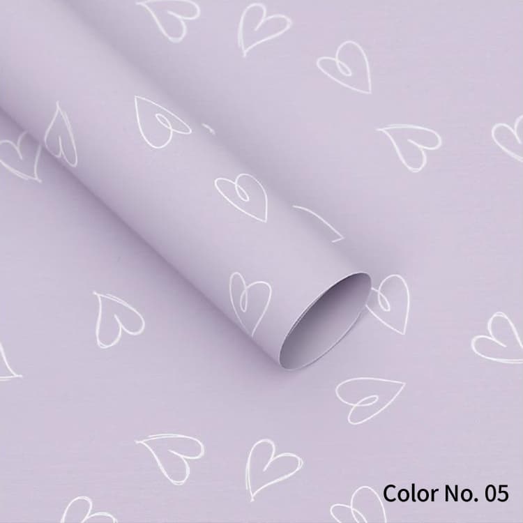 Folia florystyczna motyw serca FF-HEART-5