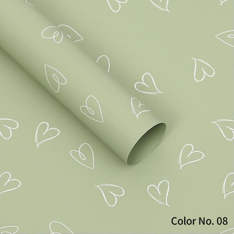 Folia florystyczna motyw serca FF-HEART-8