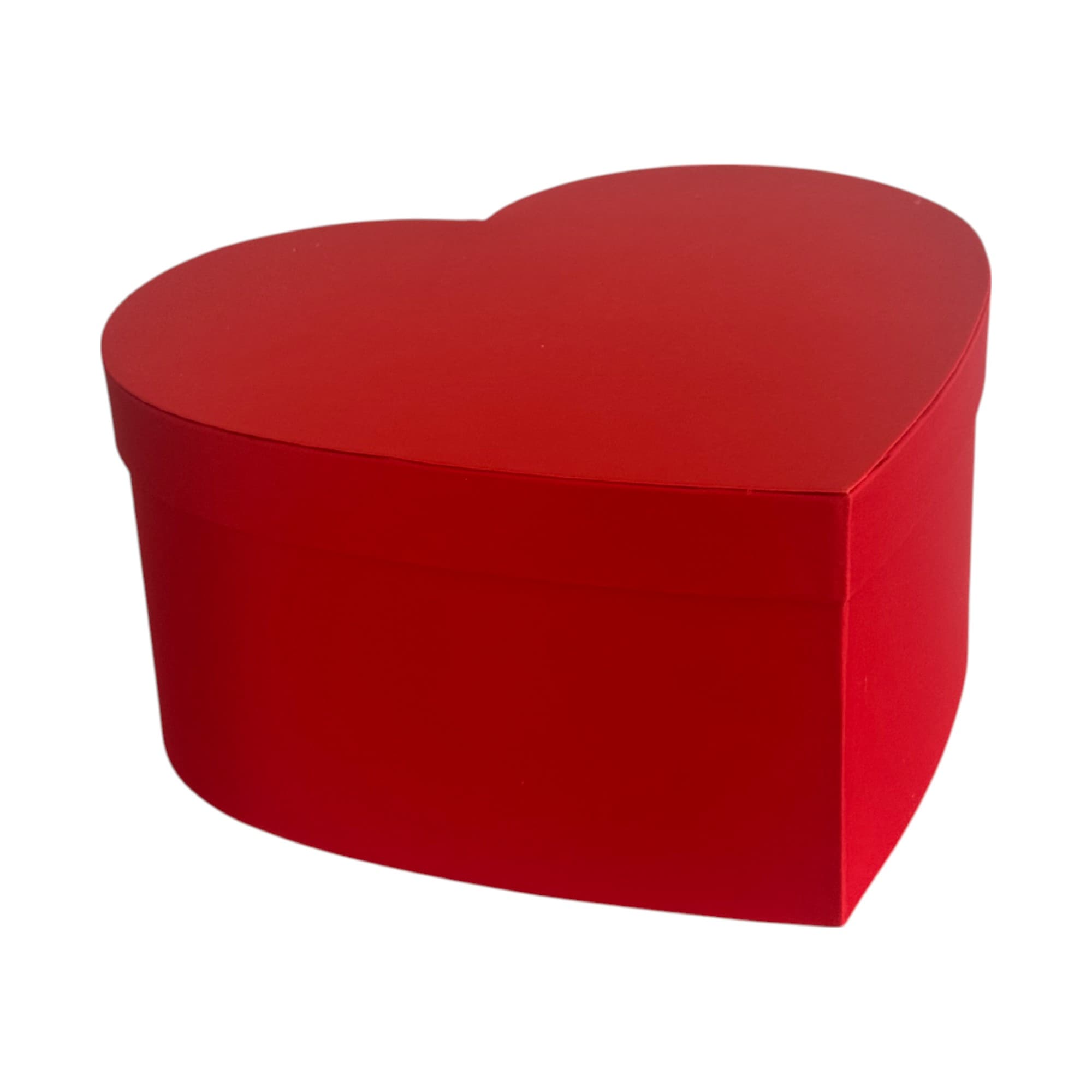 Pudełko serce | MATERIAŁ | CZERWONY | L