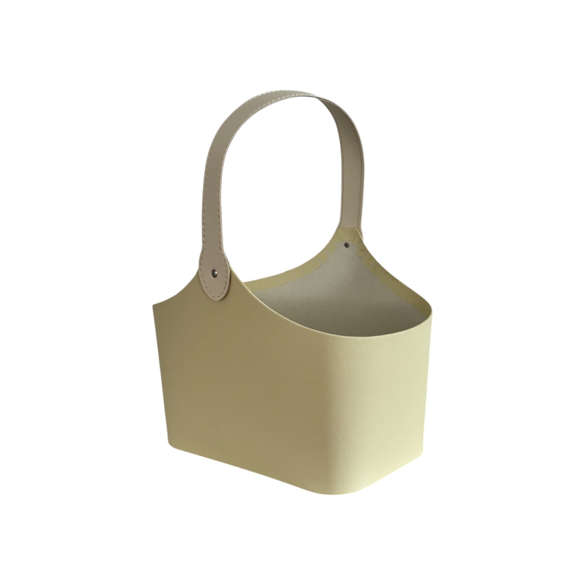 Flowerbox koszyk | KREMOWY
