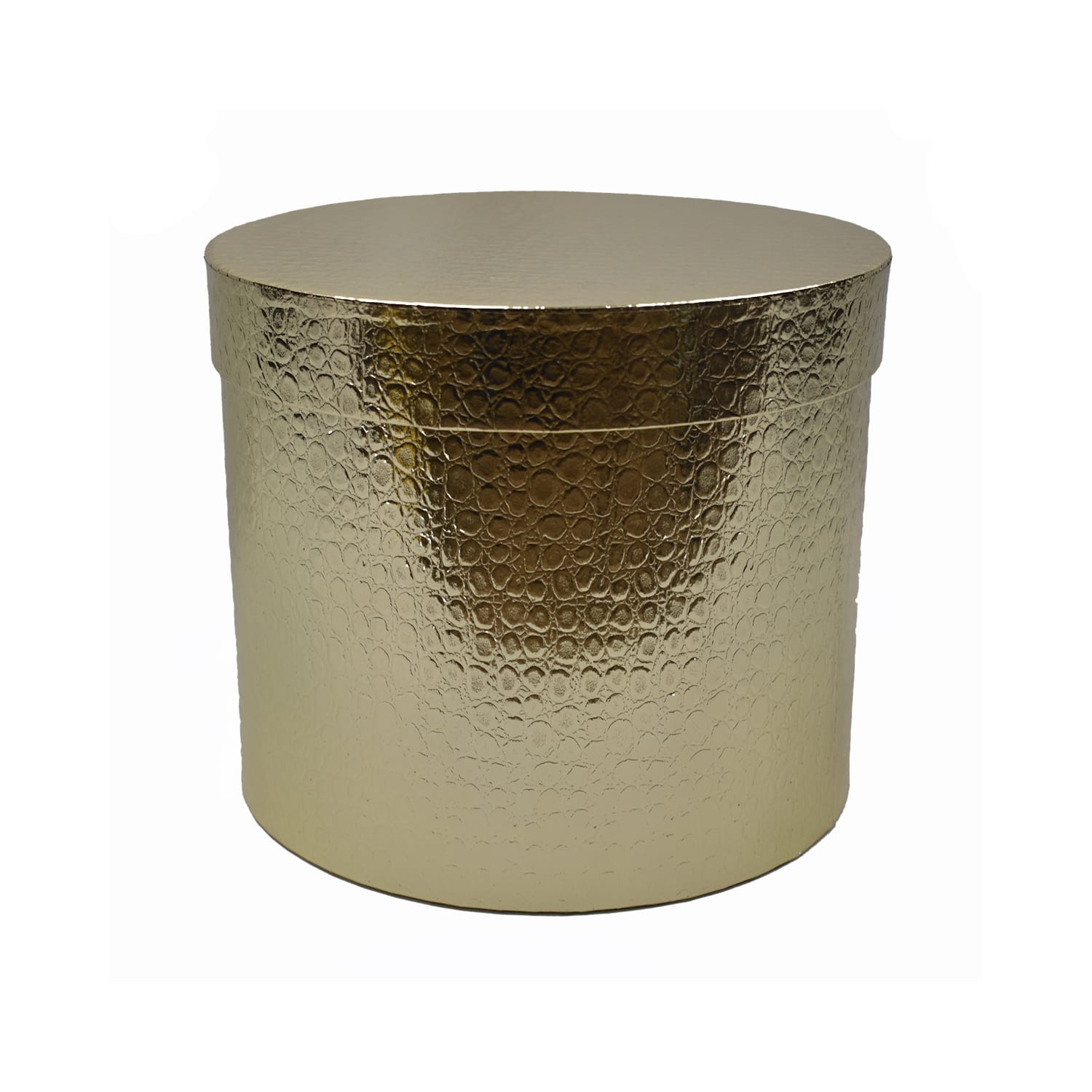 Pudełko złote okrągłe – Rozmiar S