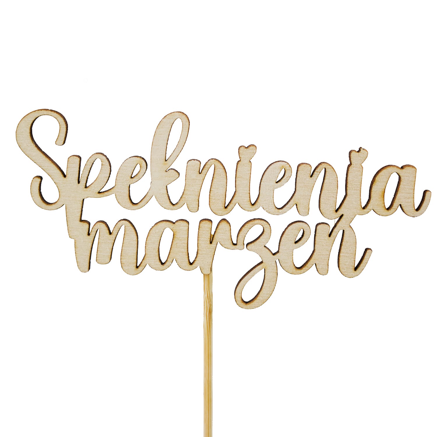 Topper napis Spełnienia marzeń