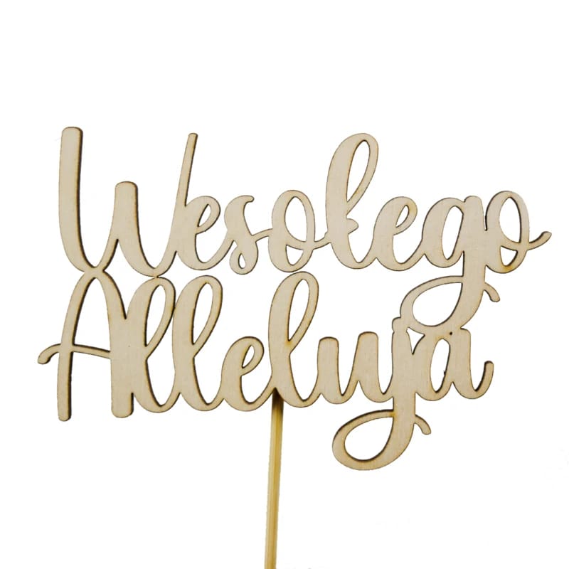 Topper Wielkanocny Wesołego Alleluja