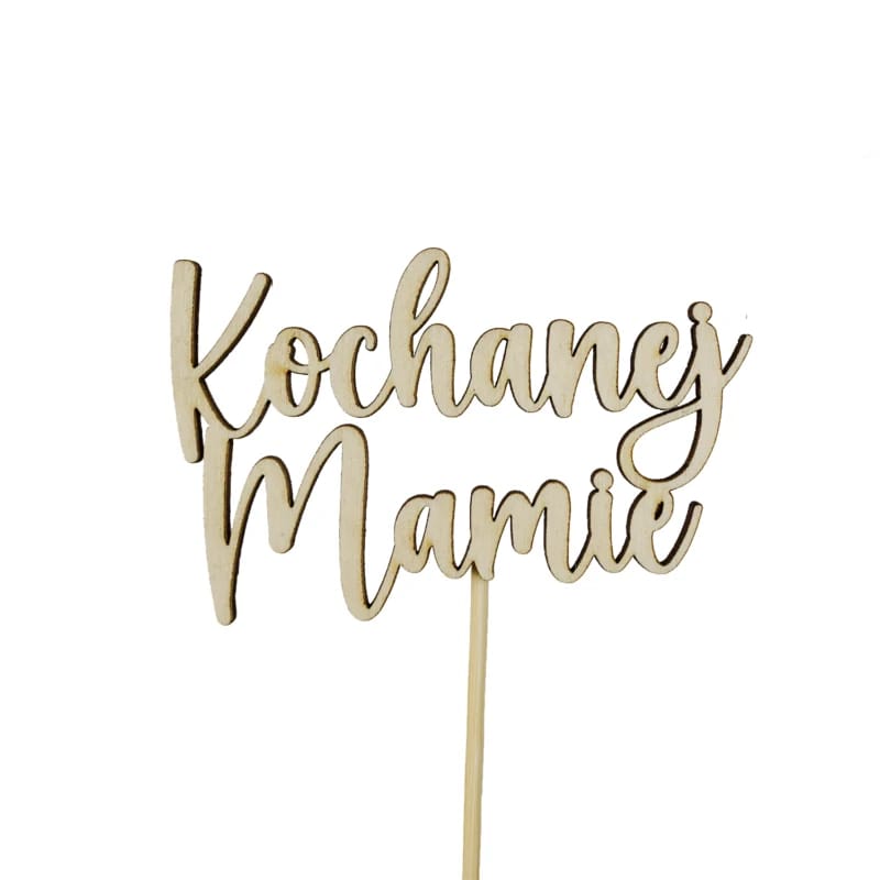 Topper napis Kochanej Mamie