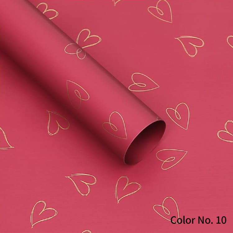 Folia florystyczna motyw serca FF-HEART-10