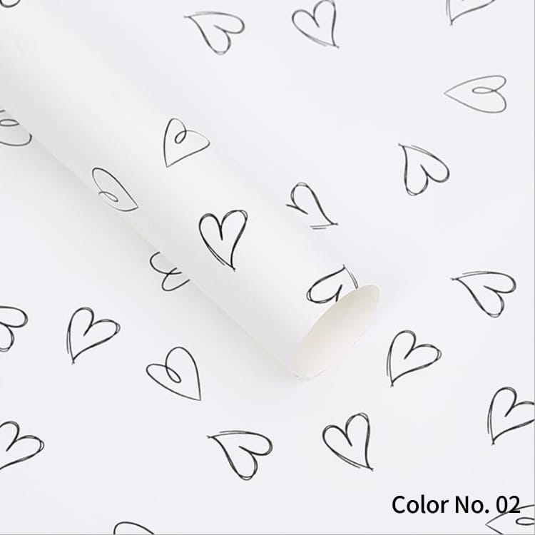 Folia florystyczna motyw serca FF-HEART-2