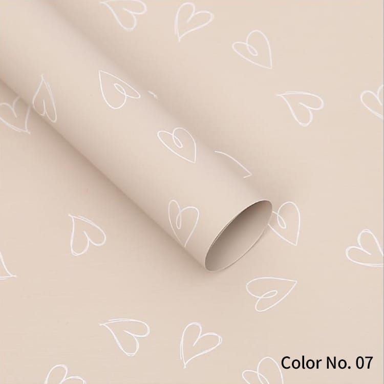 Folia florystyczna motyw serca FF-HEART-7