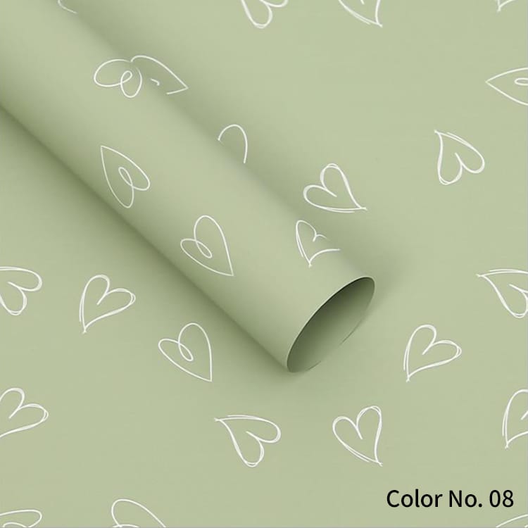 Folia florystyczna motyw serca FF-HEART-8