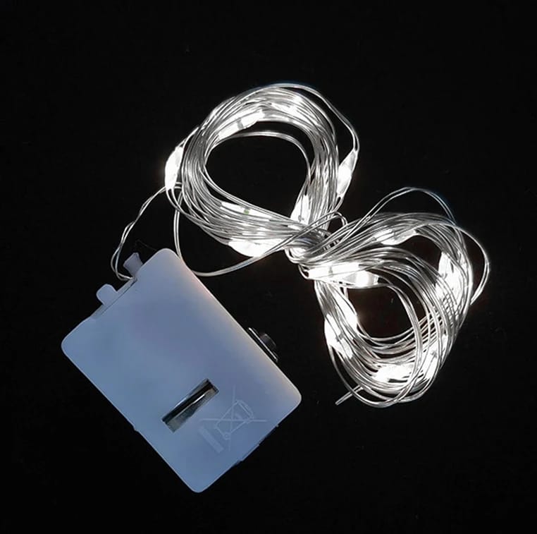 Światła LED do bukietu – (1m) Zimny Biały