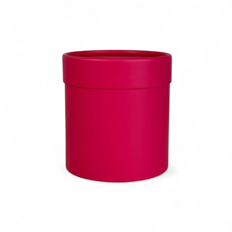 Pudełko okrągłe matowe | FUCHSIA | S