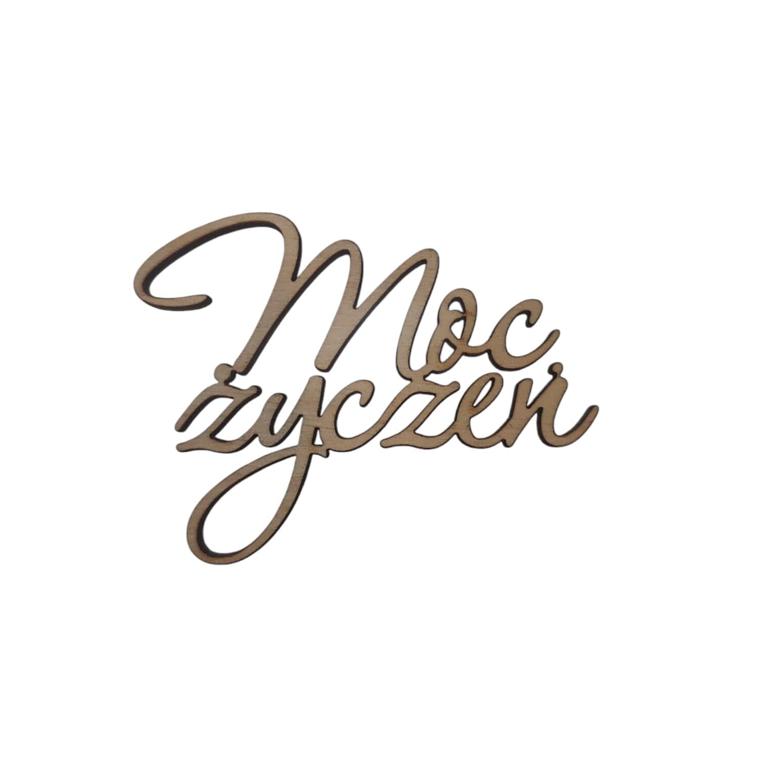 Topper napis Moc życzeń